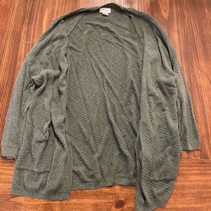 Old Navy Heather Green Light Cardigan